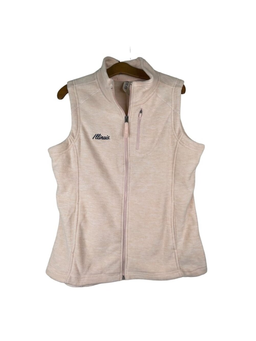Illinois Guide Vest Medium Ouray Full Zip Blush Heather Outdoor Active NEW